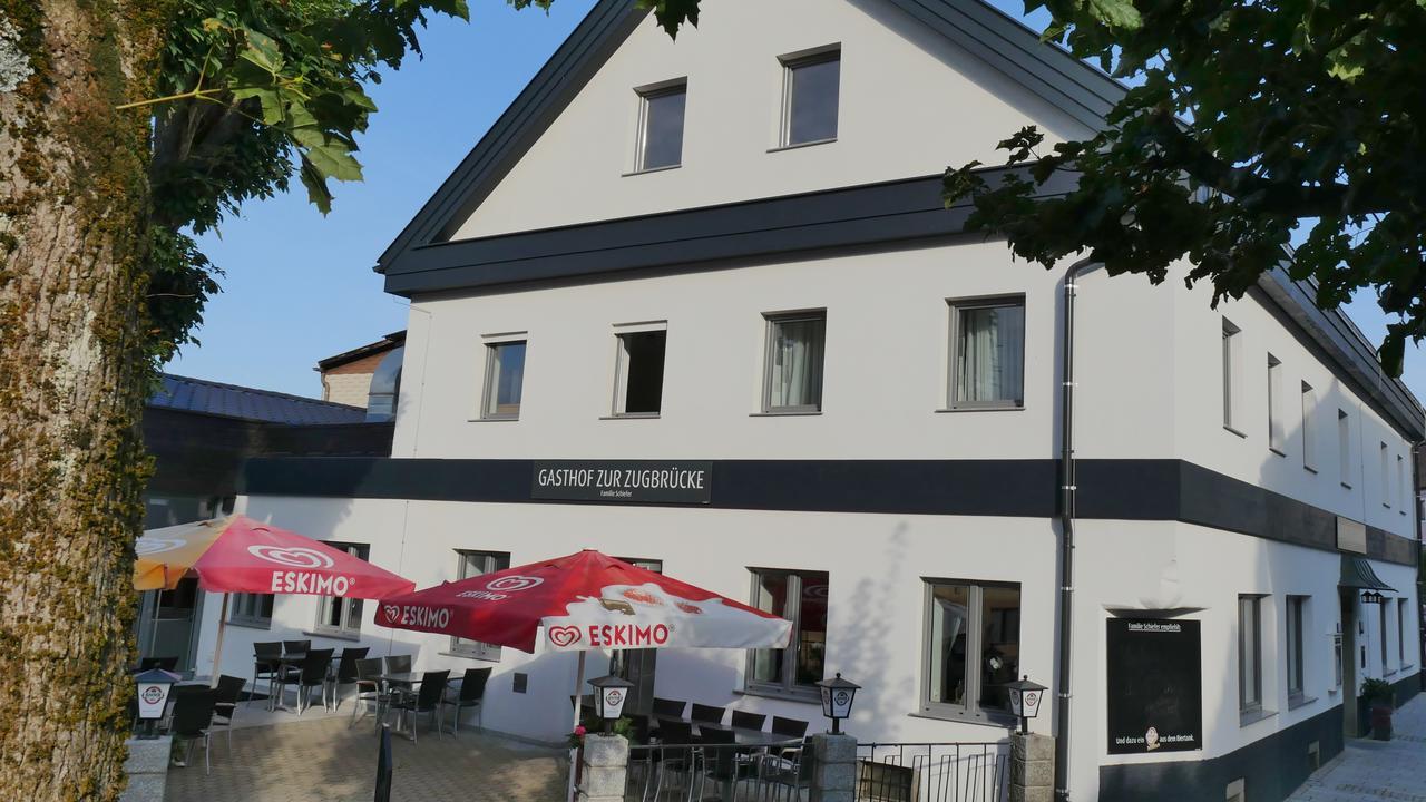 Gasthof Schiefer Zur Zugbruecke Kreuzen  Eksteriør bilde